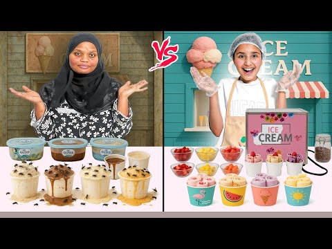 بياعة ايسكريم تغار من بياعة ايسكريم على الصاج سوالف بناتي