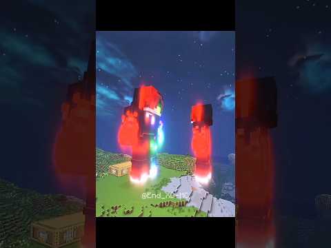 Evil End XD VS End XD Part 2 💀 | Minecraft animation #minecraft #shorts