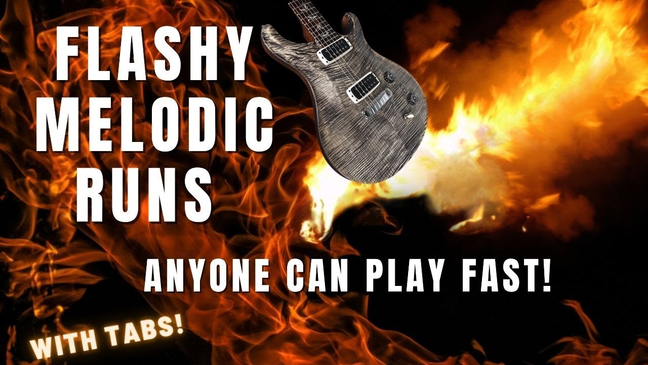 Flashy Melodic Licks Anyone Can Play Fast - with SCALES & TABS - YouTube