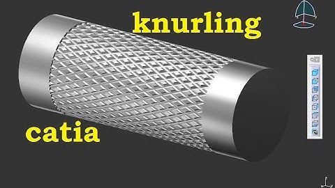 Catia V5 | Video Tutorial for Beginners | Knurling Design on Metallic Rod | Technical MMS