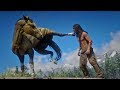 NATIVE AMERICAN Fights Angry HORSE in Red Dead Redemption 2 PC ✪ Vol 13