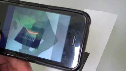 iPhone AR with two markers