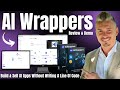 AIWrappers Review + Demo | Build &amp; Sell AI Apps Without Coding! 🧠💻