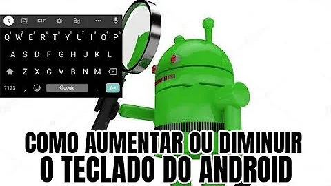 Como diminuir o teclado do WhatsApp?