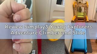 Review Simplay3 Young Explorers Adventure Climber and Slide - Indoor Outdoor Backyard Playset for To