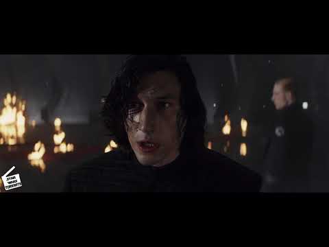 Star Wars Bölüm 8: Son Jedi - Kylo Ren, Hux'u boğuyor - Full HD