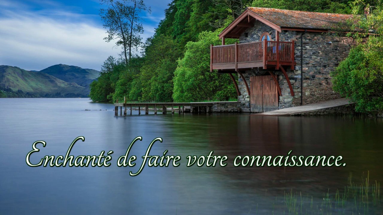 How to pronounce Enchanté de faire votre connaissance in French motorcycles for sale