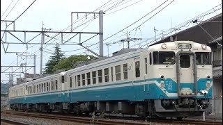 JR四国高徳線キハ40系3両編成　普通列車徳島行き