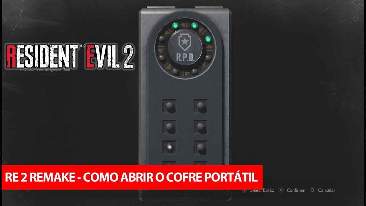 Resident Evil 2 Remake - Todas as senhas dos cofres