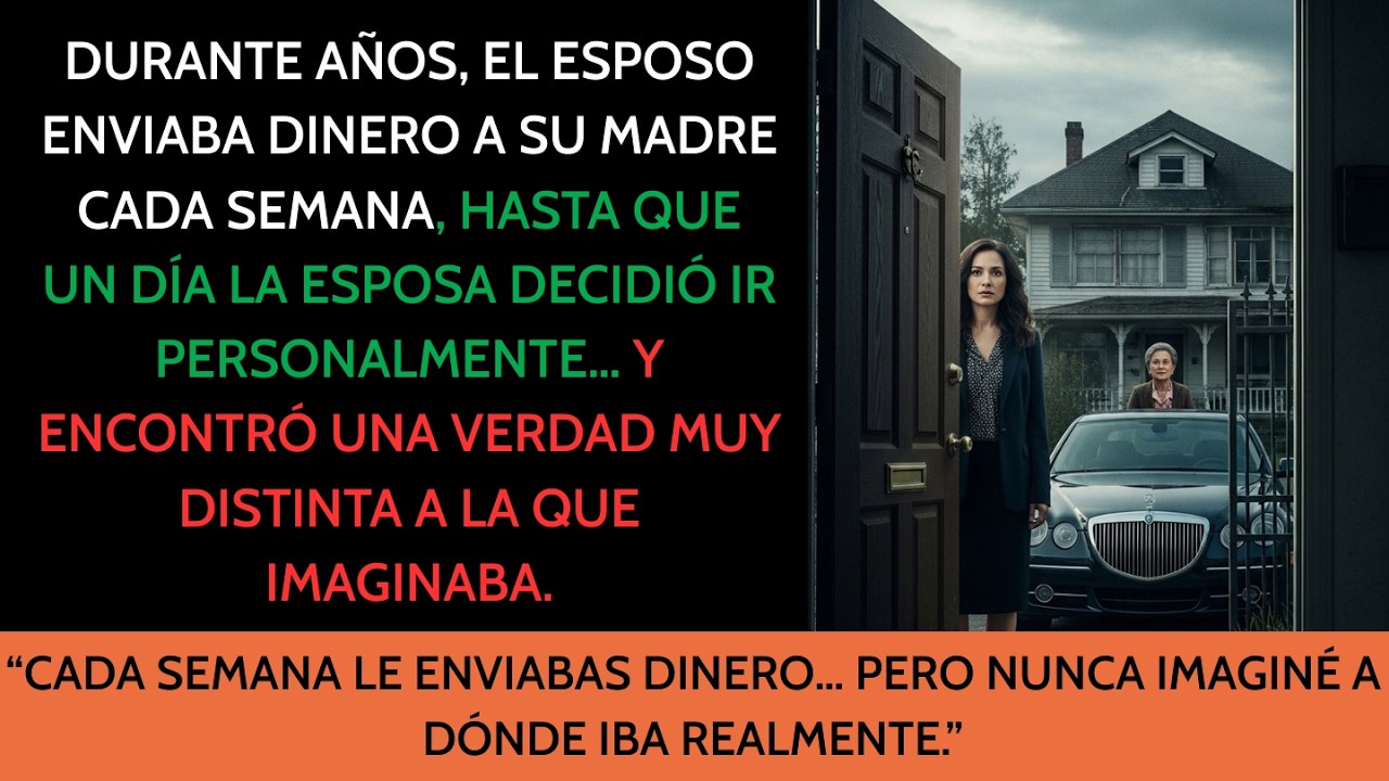 MI MARIDO ENVIABA DINERO CADA SEMANA A SU MADRE… HASTA QUE FUI A BUSCARLA Y DESCUBRÍ LA VERDAD