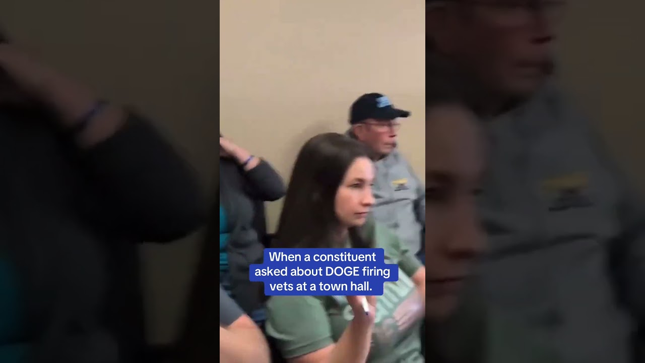 03.01.24 Senator Roger Marshall from Kansas doesn’t answer a constituents and walks out.