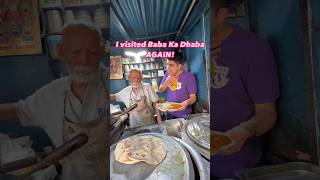 BABA KA DHABA ki FOOD THALI in Rs.80🥰 #babakadhaba #delhifood #streetfood #delhifoodie #YPM #YPMFAM