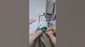 how to sew a button loop - sewing tips and tricks #shorts #sewingtutorial