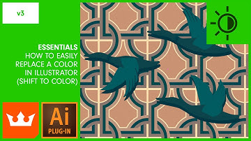 ep.8 How to Easily Replace a Color in Illustrator (Shift to Color) | PHANTASM v3