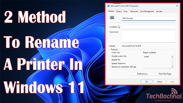 How to Rename a Printer in Windows 11 Tutorial