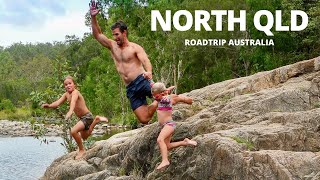 BUSH CAMPS, BEACH CAMPS, QUIRKY SHOWERS, FARM STAYS & ROCKSLIDES  | North QLD Road Trip Australia