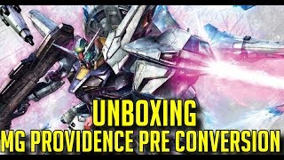 MG 1/100 PROVIDENCE GUNDAM UNBOXING