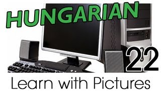 ⁣Learn Hungarian Vocabulary with Pictures - Using a Computer
