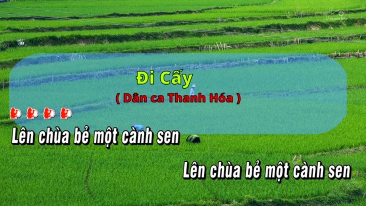 Karaoke Đi Cấy Dân Ca Thanh Hóa