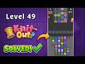 🧶 Knit Out Walkthrough: Hard Level 49 Solution 🏆 | Rollic Games