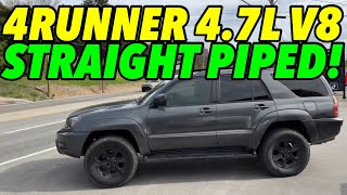 2004 Toyota 4Runner 4.7L V8 w/ STRAIGHT PIPES! by Exhaust Addicts 3,512 views 9 days ago 3 minutes, 49 seconds