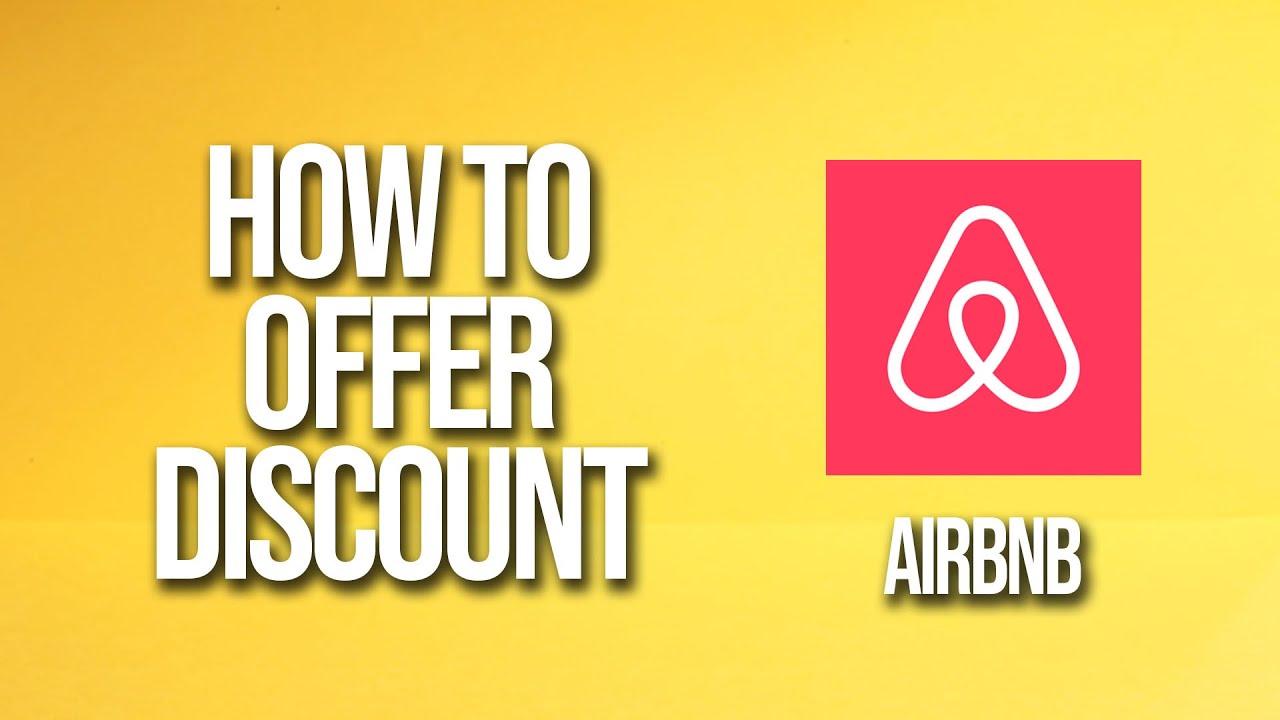 How To Offer Discount Airbnb Tutorial YouTube