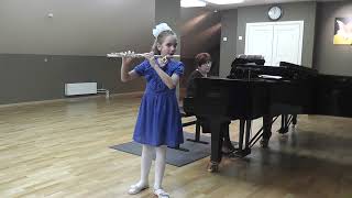Юна Гурьянова, 9 лет, флейта. А.Алябьев - Соловей