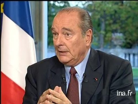 Ref:T3ldcS0PDaQ Reprise Jacques CHIRAC au 19/20