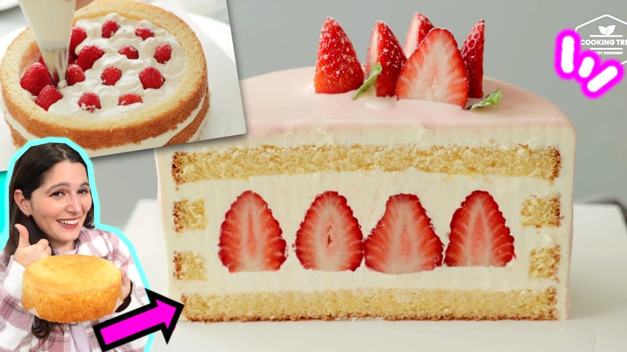 COCINE un PASTEL de FRESAS VIRAL para IMPRESIONAR a MI AMIGA (EXPECTATIVA / REALIDAD) 😳 Caro Trippar