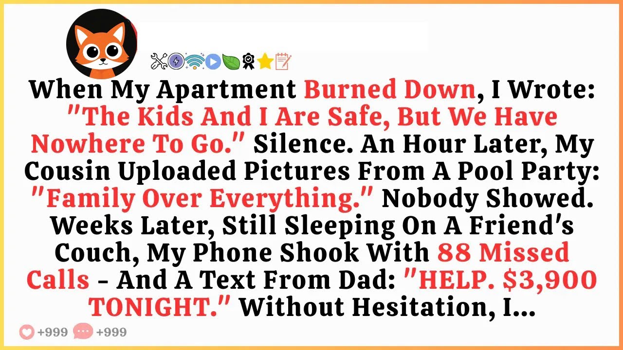 When My Apartment Burned Down, I Wrote “The Kids And I Are Safe, But We Have Nowhere To Go” Silen