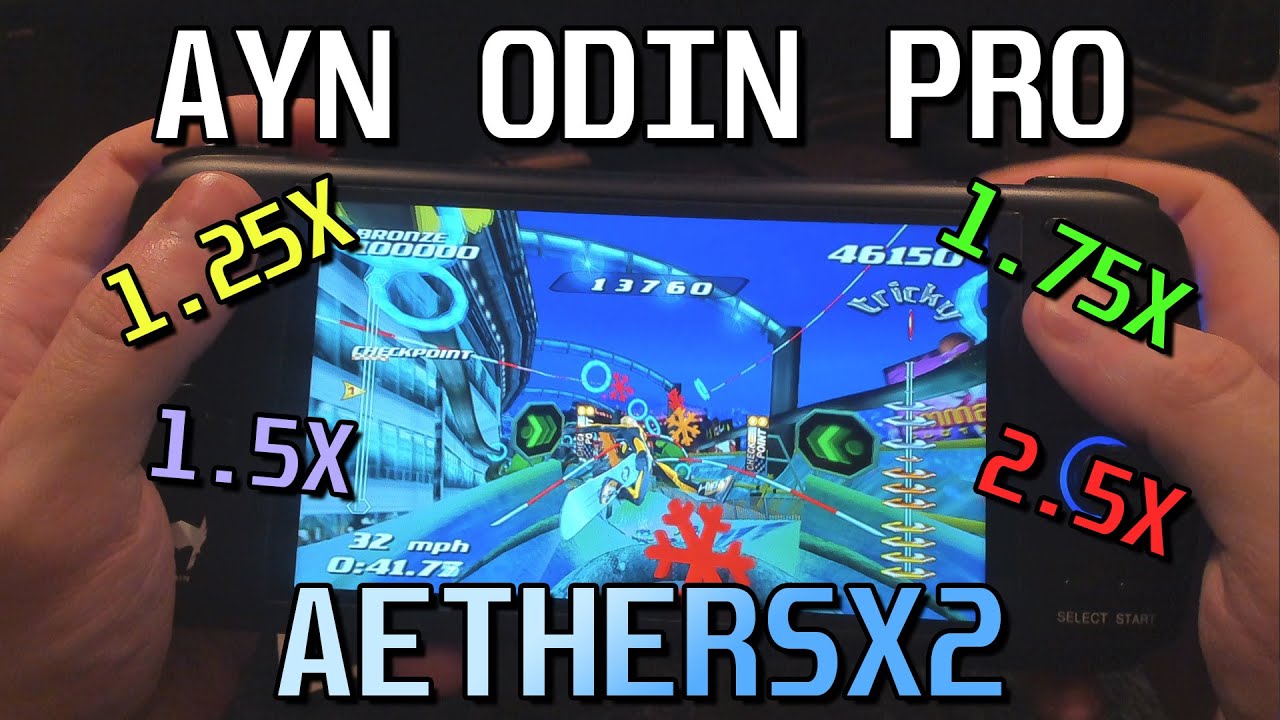 Ayn Odin Pro - NetherSX2 - Cars: Race-O-Rama (Settings at the end
