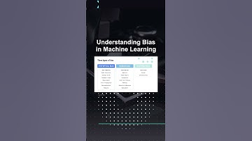 Understanding Bias in Machine Learning #ai #artificialintelligence #machinelearning #aiagent