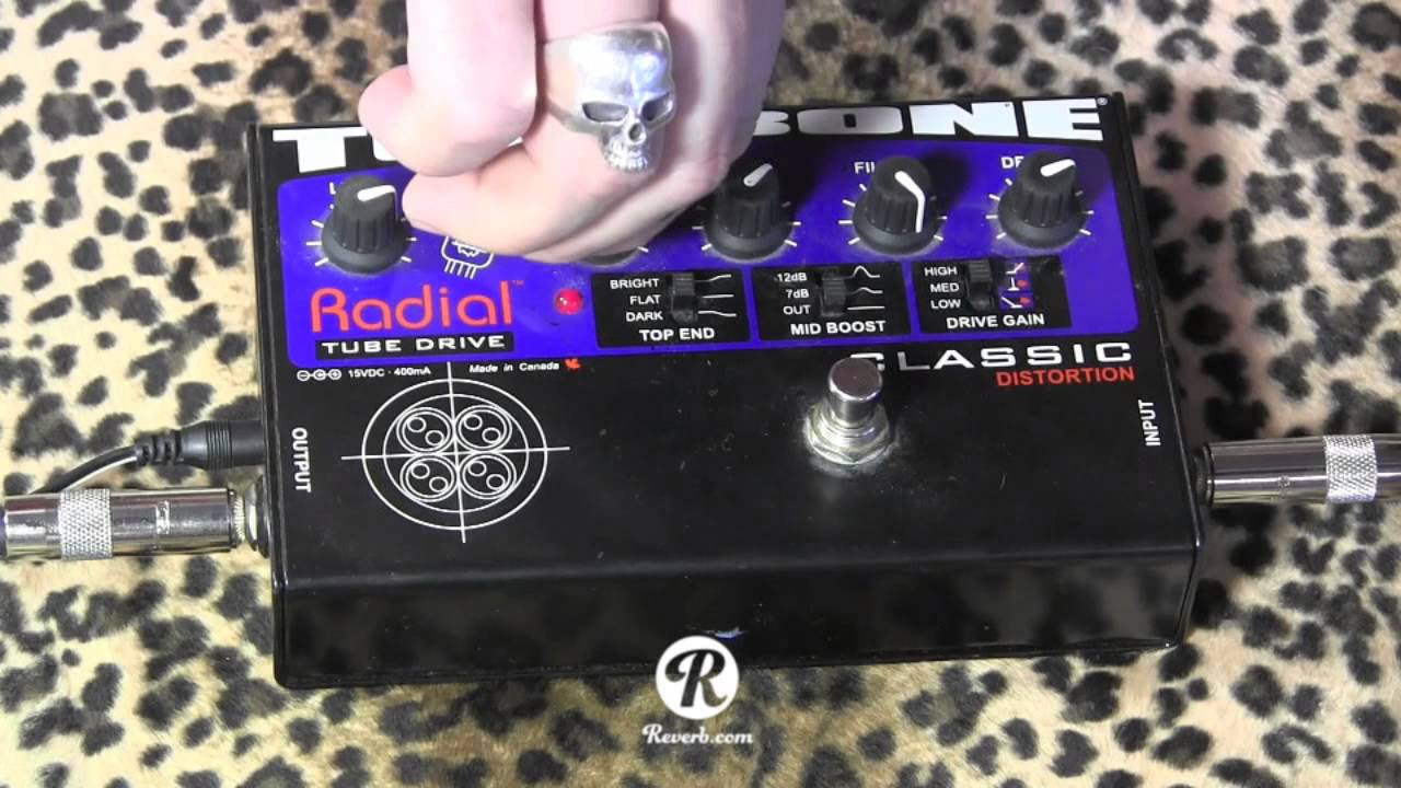 Radial Tonebone Classic Tube Distortion / Overdrive Pedal - YouTube