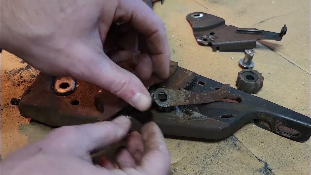 Jeep CJ7 1981 258 Emergency/parking brake teardown & walkthrough - YouTube