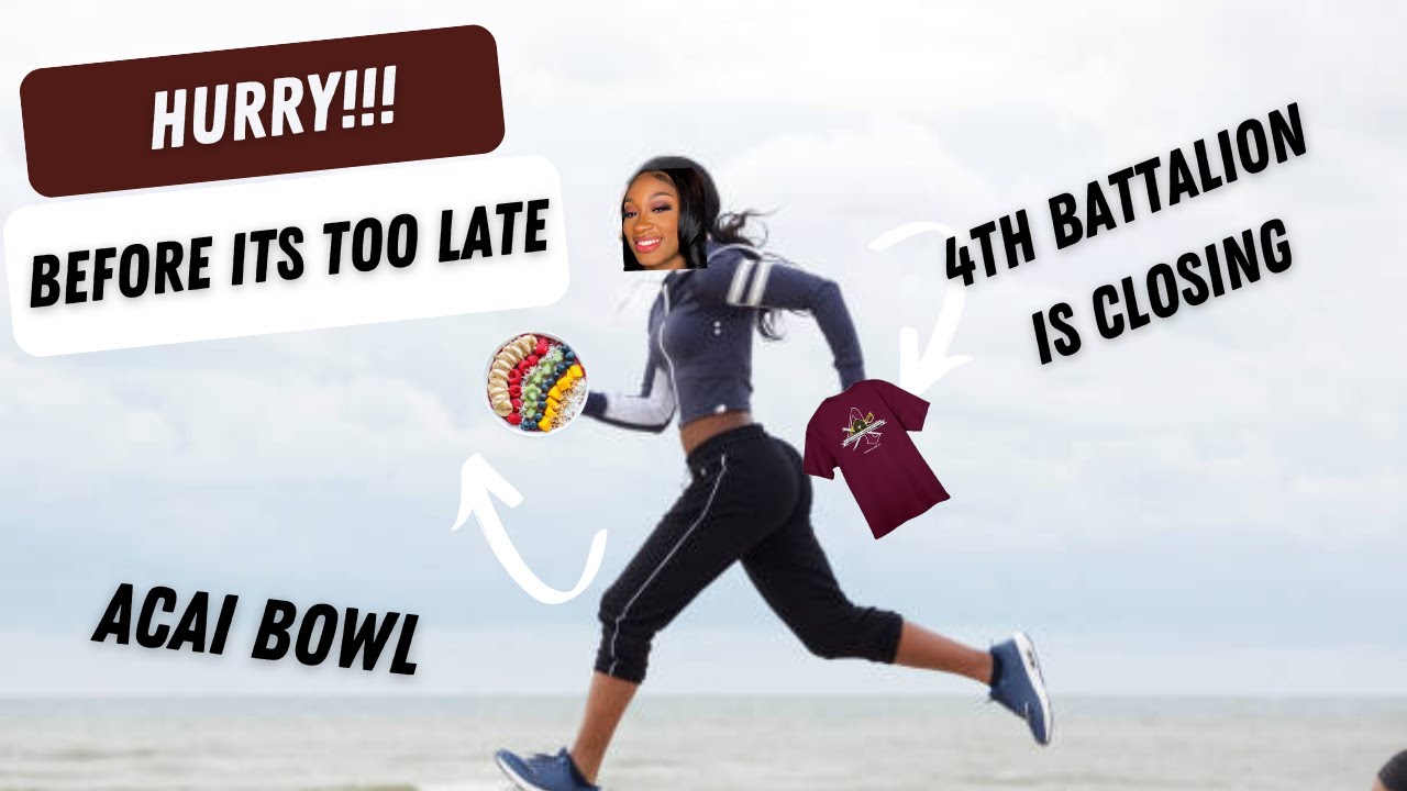 Acai Bowl Run & Last-Minute 4th Battalion Merch Hunt! 🏃‍♀️🍇🛍️