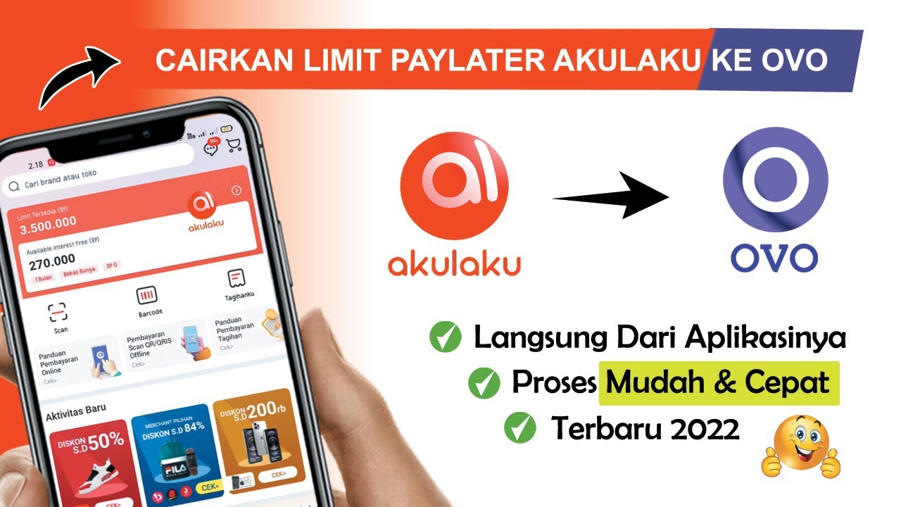 ✅ Terbaru ! Cara Mencairkan Limit Paylater Akulaku Ke Ovo