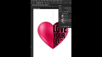 💖 Text Clipping Mask In Photoshop | #shorts