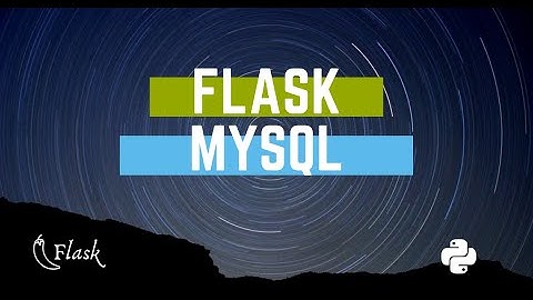 How to connect SQL in Python Flask with EXAMPLE