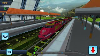 Train driving Gameplay video l train racing simulator Gameplay l train game drive 🚴🚴#shorts #train screenshot 5