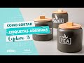 Como Cortar Etiquetas Adesivas com a Cricut?