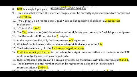 CS302 GRAND QUIZ 2021 SOLUTION | SPRING CS 302 DIGITAL LOGIC DESIGN MIDTERM EXAM