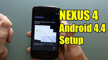 NEXUS 4 ANDROID 4.4 KITKAT SETUP