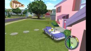 10-Minute Gameplay - The Simpsons: Hit and Run (GameCube)