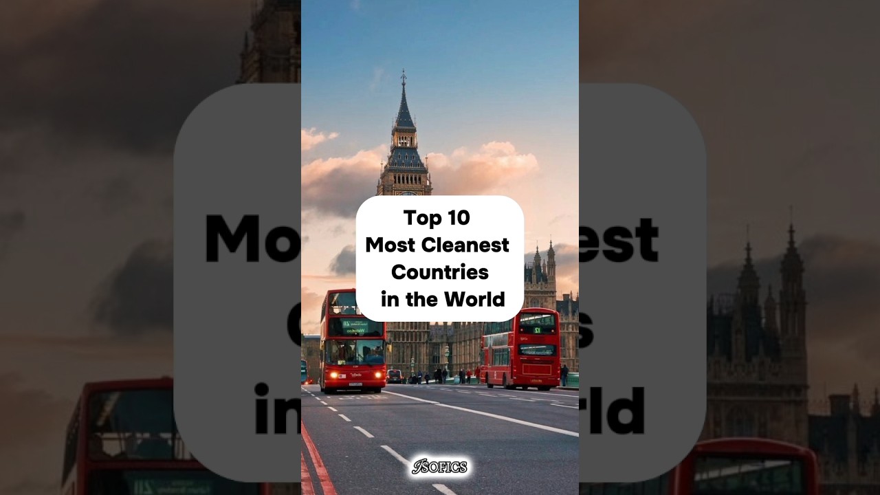 Top 10 Most Cleanest Countries in the World!!