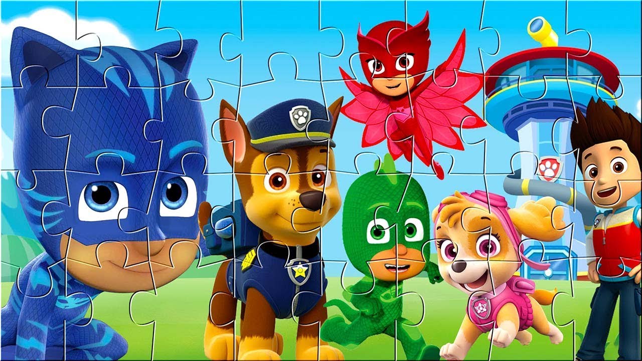 Puzzle de la Patrulla Canina y PJ Masks - YouTube