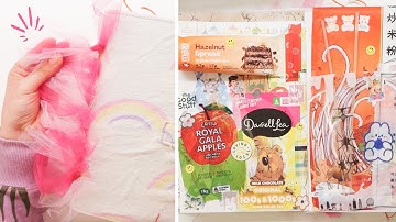 current journal flip + turning food wrappers into ‘aesthetic’ art 🍎 ASMR junk journal with me