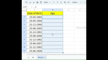 How to Calculate Age #exceltricks #excel #exceltips #exceltutorial #excelshorts #age
