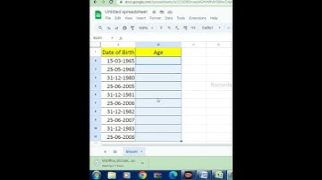 How to Calculate Age #exceltricks #excel #exceltips #exceltutorial #excelshorts #age
