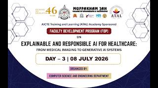 MJCET AICTE ATAL FDP Day 3 | Dr. P. V. Sudha on Responsible AI for Healthcare