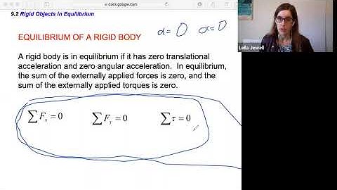 phys2A ch9.2 Rigid Objects in Equilibrium